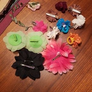 Misc floral hair accessories